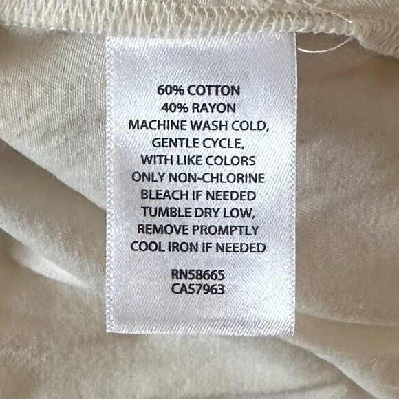 NWT Abound by Nordstrom Ivory Dove Elastic Waist Pull-On Cargo Pants - 3X - Picture 6 of 7